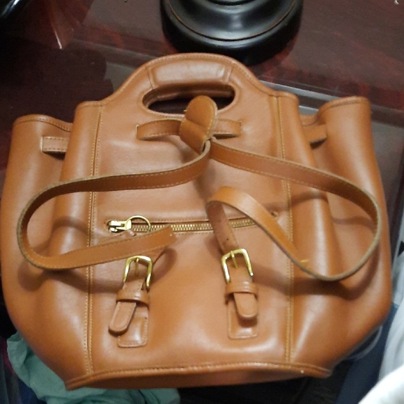 Coach Tan Leather Handbag - Picture 3 of 7